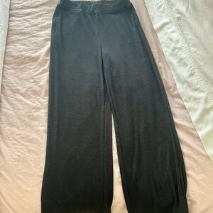 Joe Fresh Black Knit Straight Leg Lounge Pants | High Rise | XS
